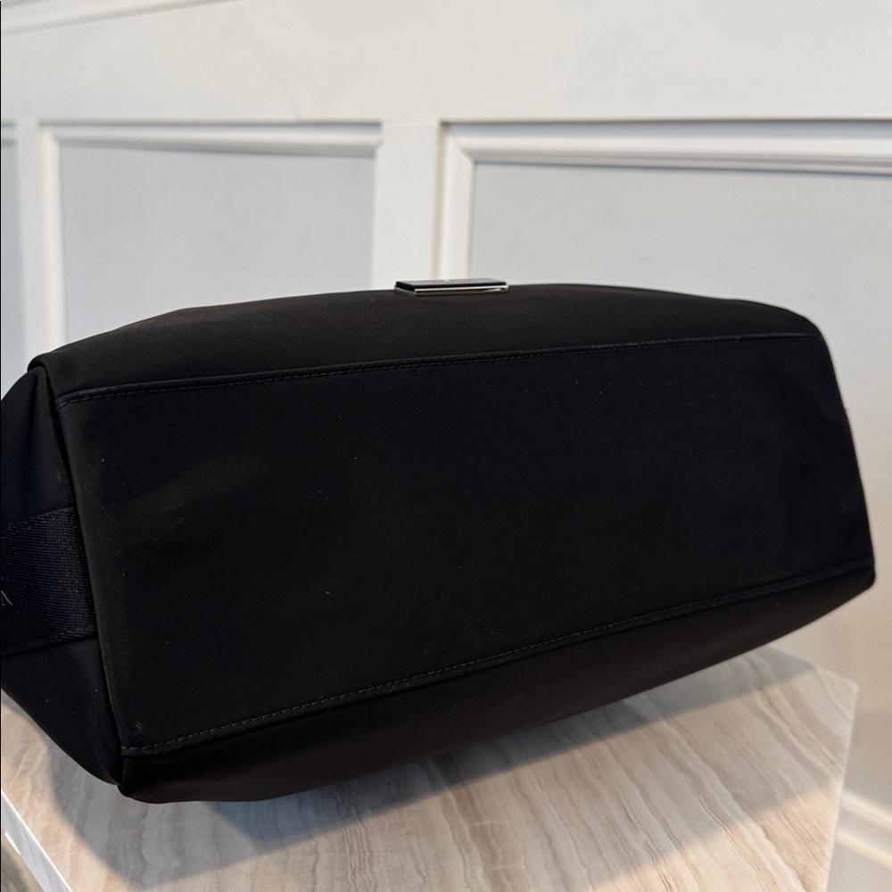 Kate Spade Carter Logo Large Black Nylon Hobo Crossbody - Picture 10 of 17